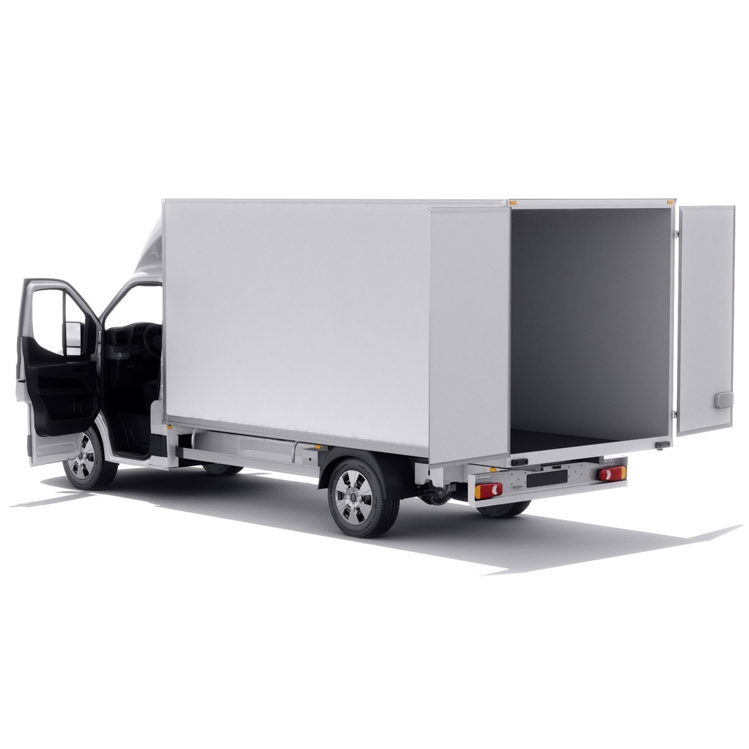 Renault Master Box Truck 2024 3D Model – Detailed Interior & Exterior, FBX/OBJ - View 5