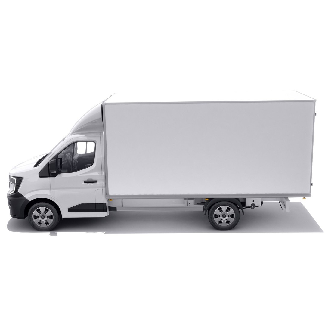 Renault Master Box Truck 2024 3D Model – Detailed Interior & Exterior, FBX/OBJ - View 7