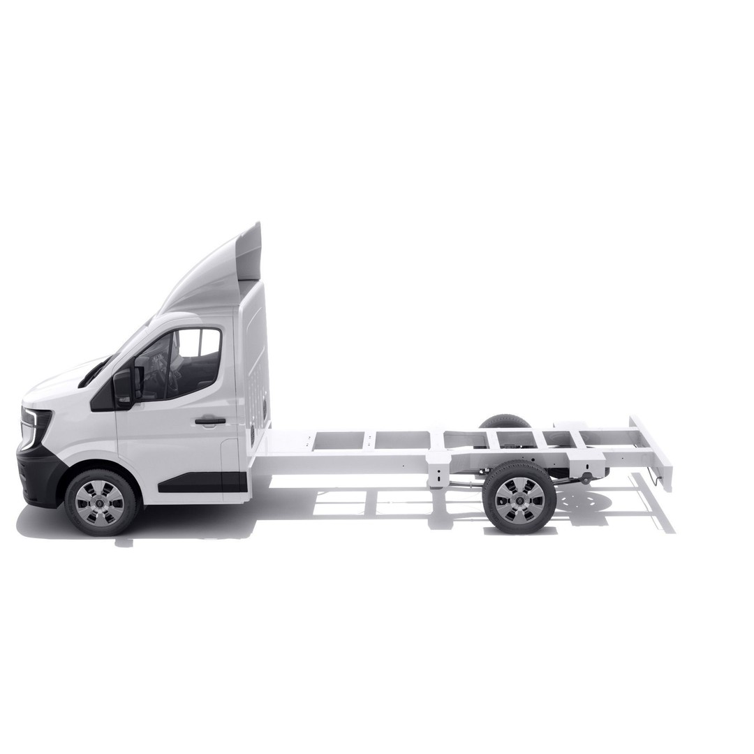 Renault Master Box Truck 2024 3D Model – Detailed Interior & Exterior, FBX/OBJ - View 8