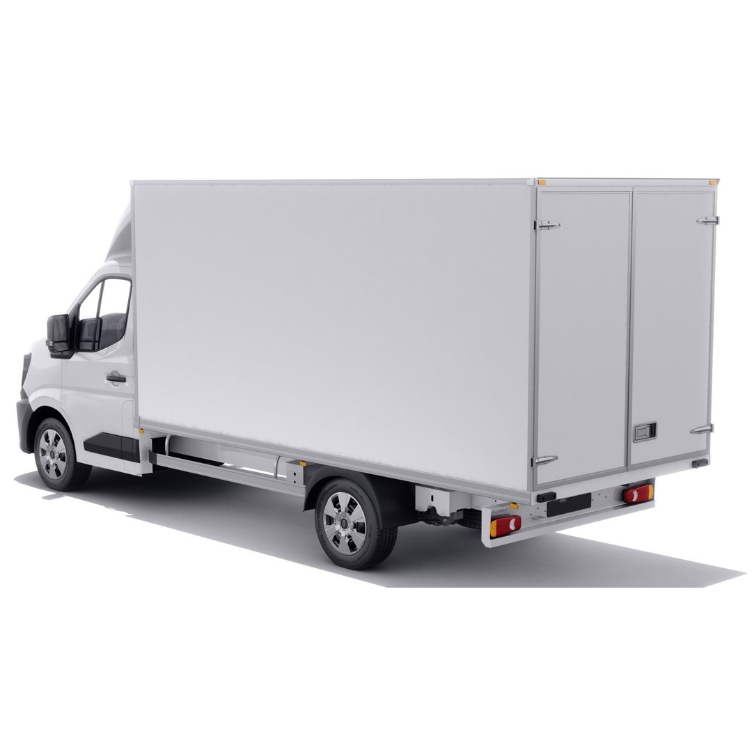 Renault Master Box Truck 2024 3D Model – Detailed Interior & Exterior, FBX/OBJ - View 9