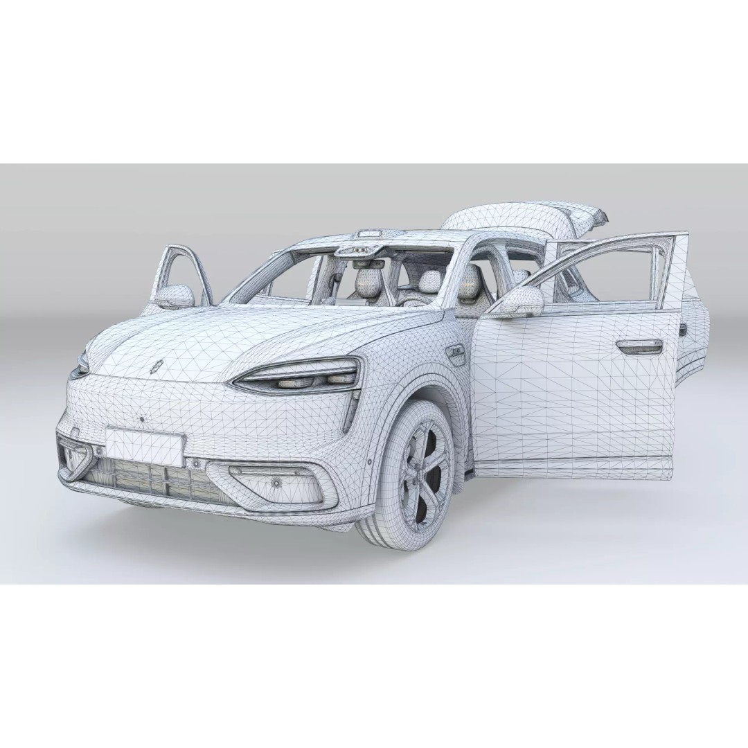 2026 HUAWEI HIMA AITO M6 Ultra 3D Model – SUV with Interior, FBX, PBR - View 21