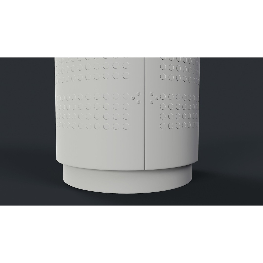 Street Trash Can 3D Model – Low Poly Game Ready PBR Asset, FBX