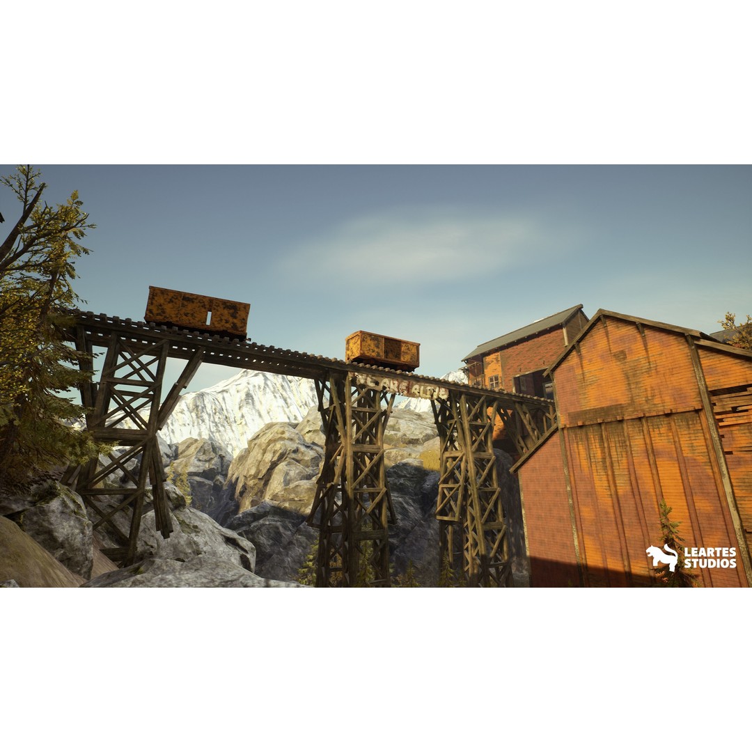 Old Workers Village 3D Model – Low Poly Game Ready Environment, FBX - View 12