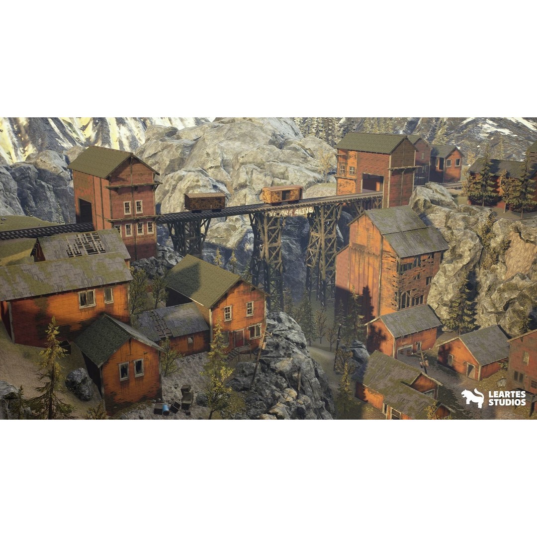 Old Workers Village 3D Model – Low Poly Game Ready Environment, FBX - View 8