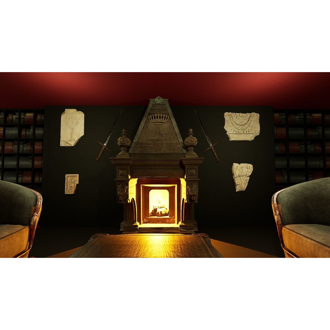 Three Storey House 3D Model – Fantasy Architectural Design, Game Ready - View 20