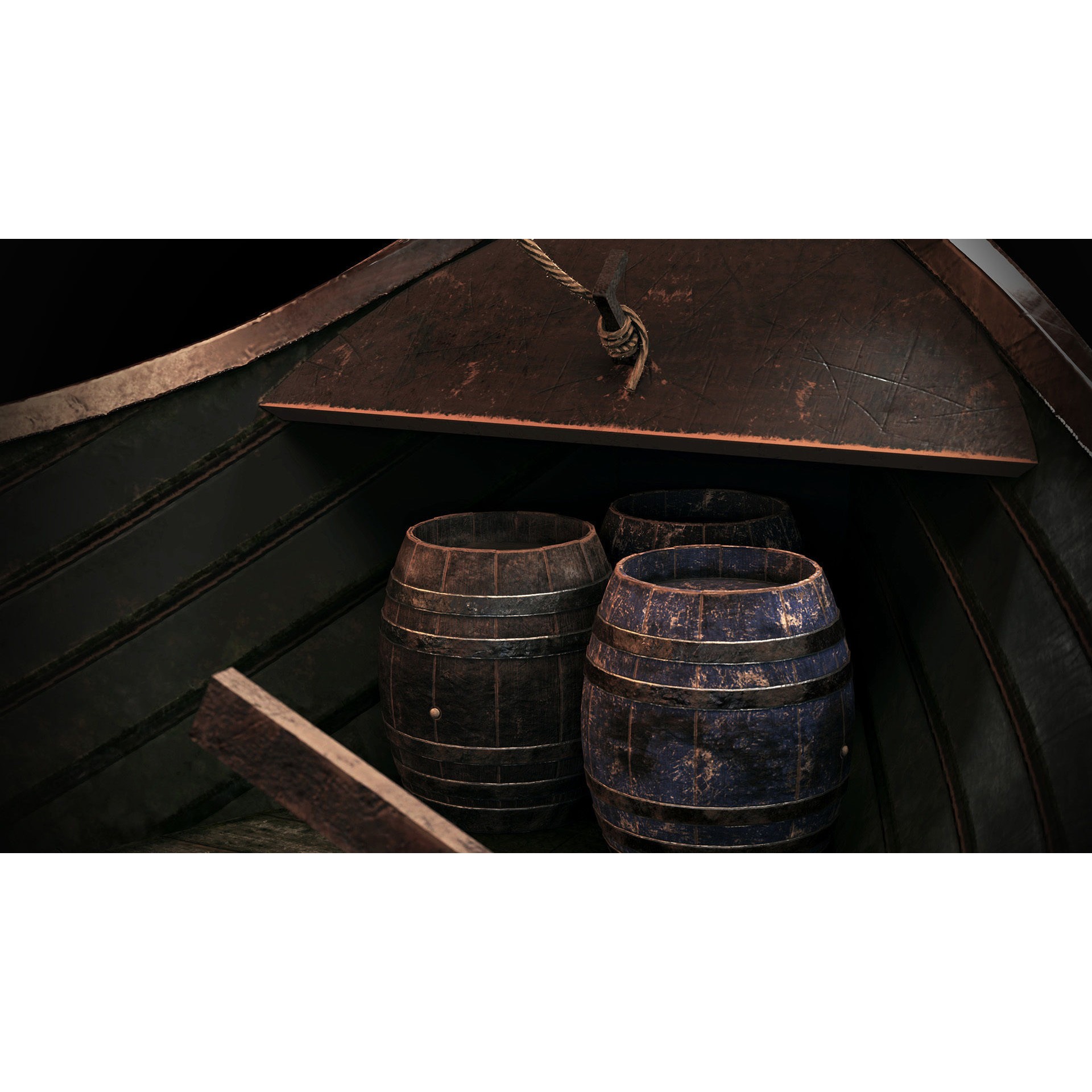 Viking Boat - Game-Ready 3D Model - View 12