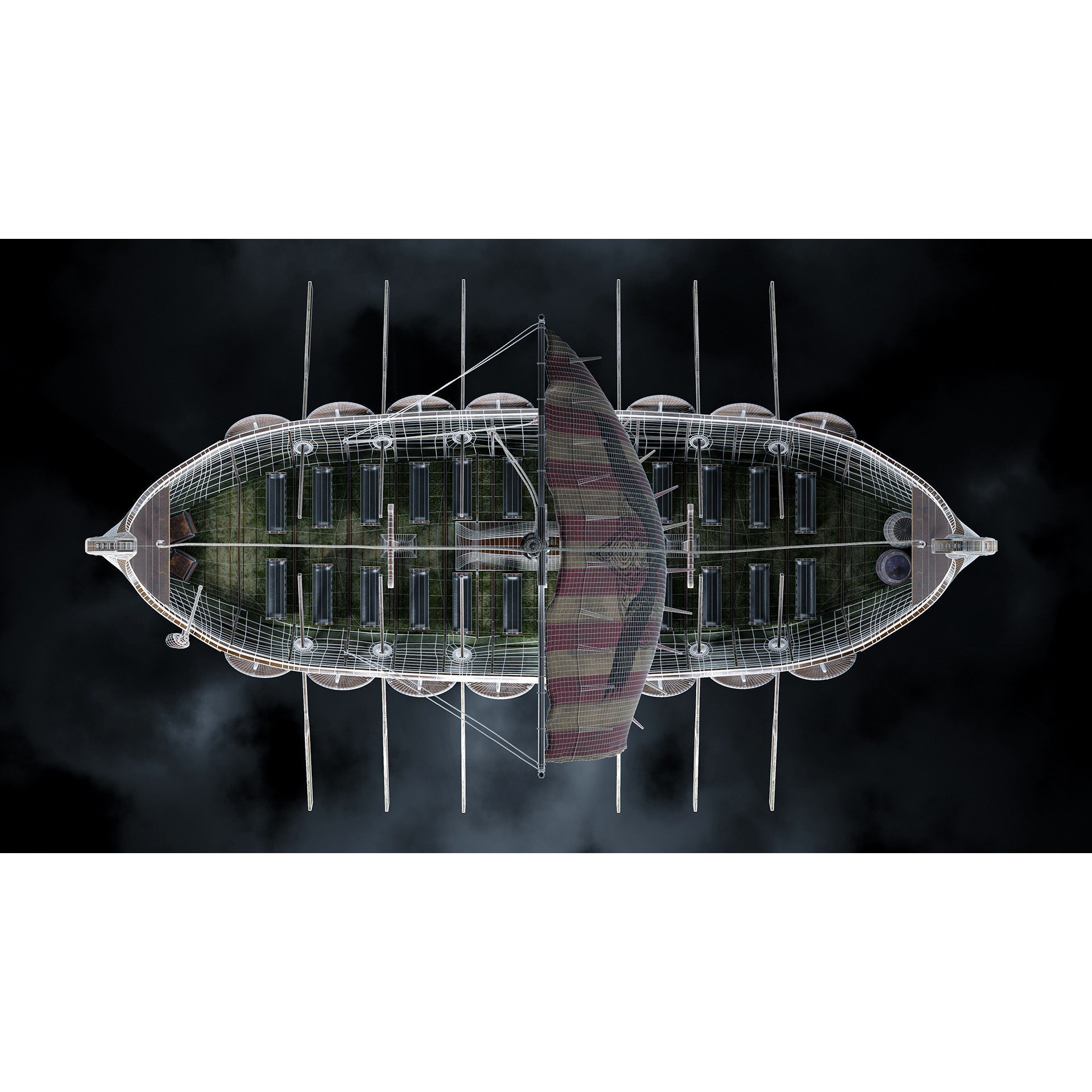 Viking Boat - Game-Ready 3D Model - View 16