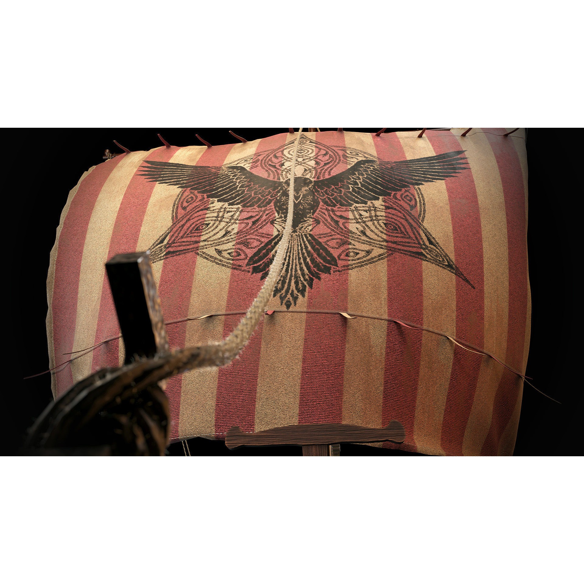 Viking Boat - Game-Ready 3D Model - View 9