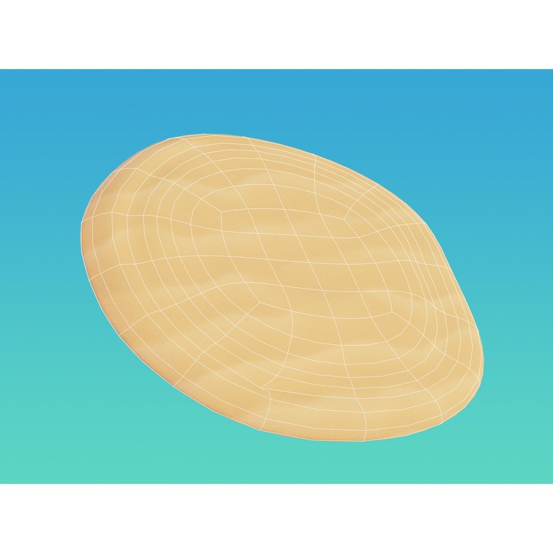 Summer Beach Props 3D Model – Cartoon Style, PBR Textures, FBX