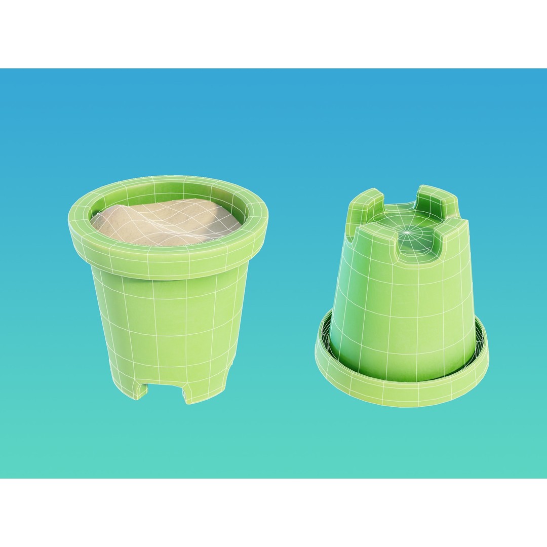 Summer Beach Props 3D Model – Cartoon Style, PBR Textures, FBX - View 20