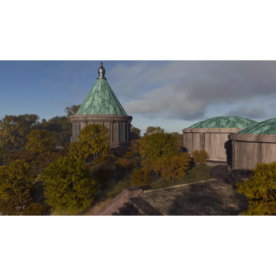 Futuristic Village 3D Model – Sci-Fi Cityscape with PBR Textures - View 13