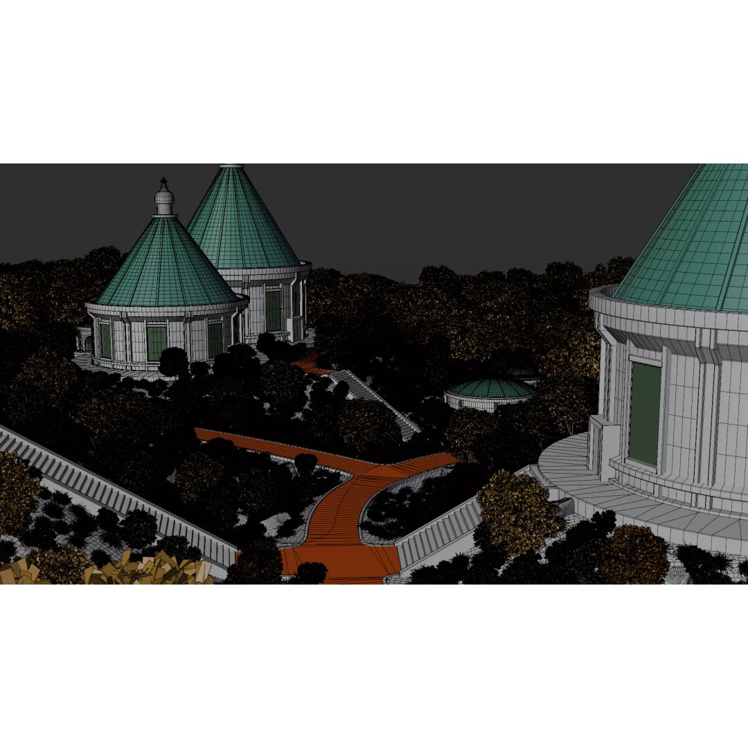 Futuristic Village 3D Model – Sci-Fi Cityscape with PBR Textures - View 39