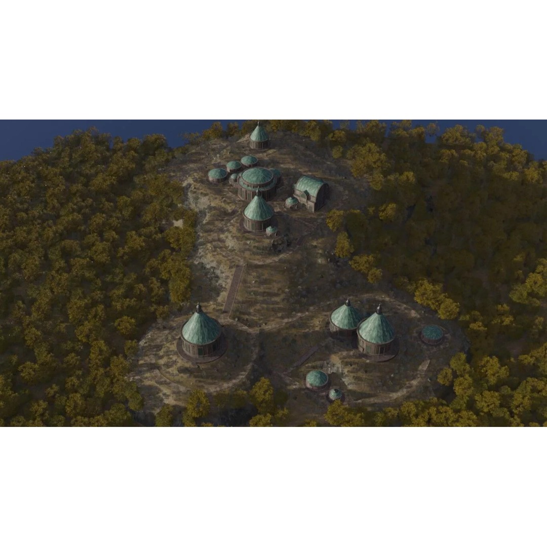 Futuristic Village 3D Model – Sci-Fi Cityscape with PBR Textures - View 55