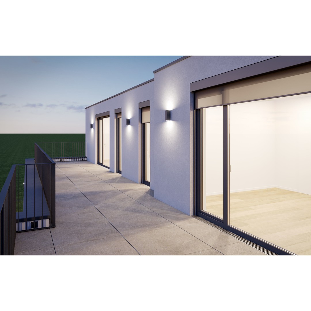 Modern Apartment Building 3D Model – Minimalist Design, PBR Textures - View 19
