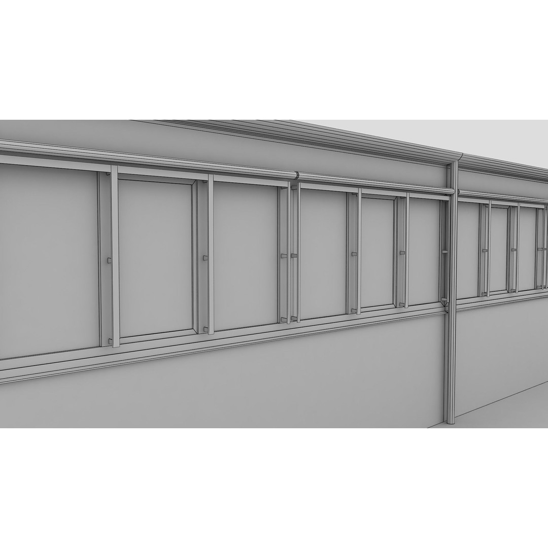 Realistic European City Block Building 3D Model – PBR Textured, FBX, OBJ