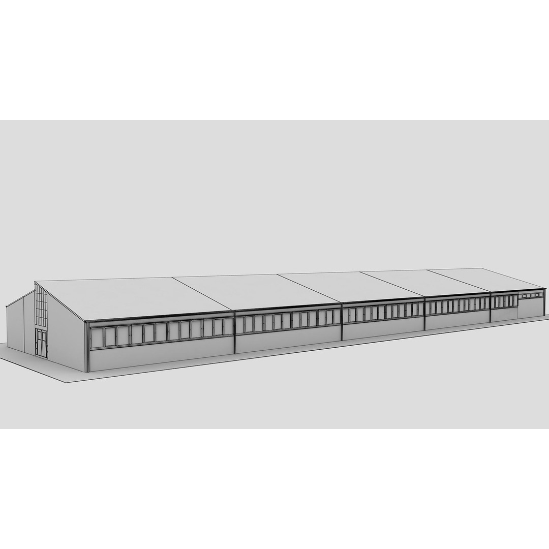 Realistic European City Block Building 3D Model – PBR Textured, FBX, OBJ - View 18