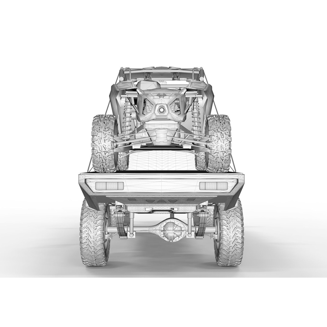 2023 Chevy Silverado 2500HD 3D Model – High Poly Game Asset, FBX, OBJ - View 13