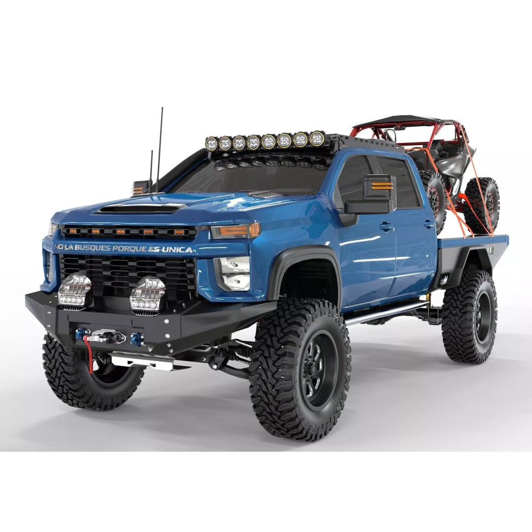 2023 Chevy Silverado 2500HD 3D Model – High Poly Game Asset, FBX, OBJ - View 2