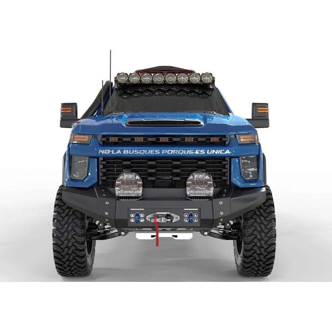 2023 Chevy Silverado 2500HD 3D Model – High Poly Game Asset, FBX, OBJ - View 5