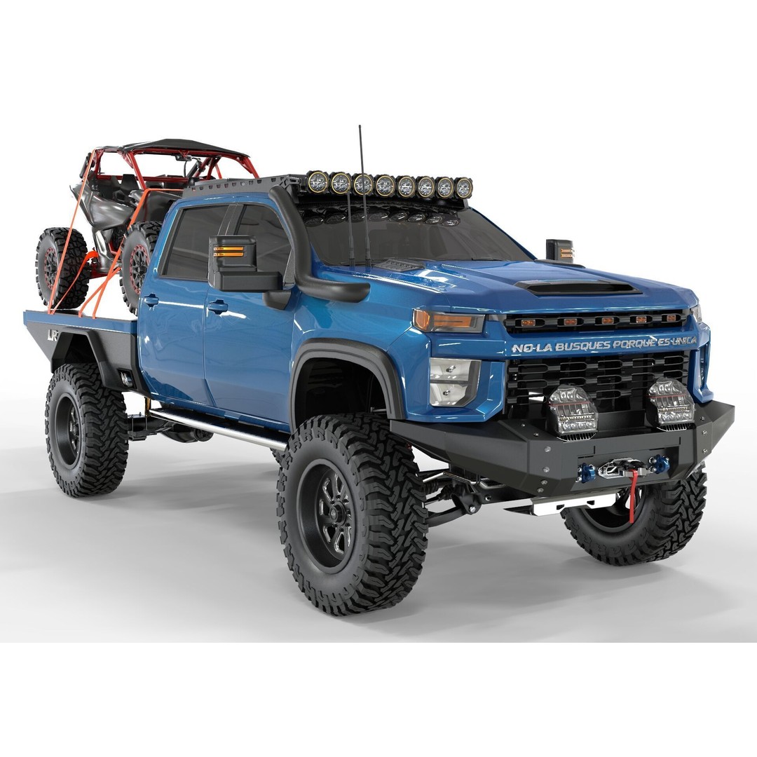 2023 Chevy Silverado 2500HD 3D Model – High Poly Game Asset, FBX, OBJ - View 8
