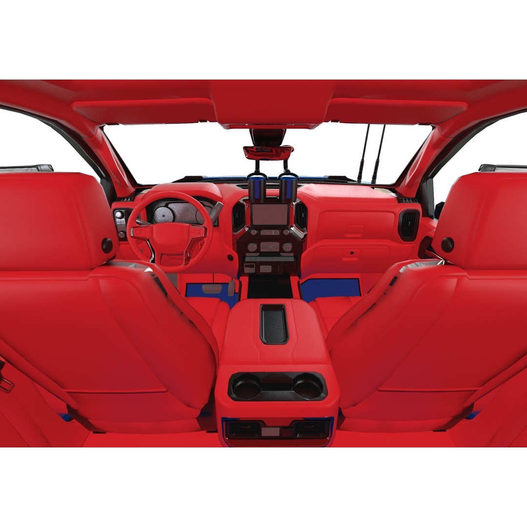 2023 Chevy Silverado 2500HD 3D Model – High Poly Game Asset, FBX, OBJ - View 9