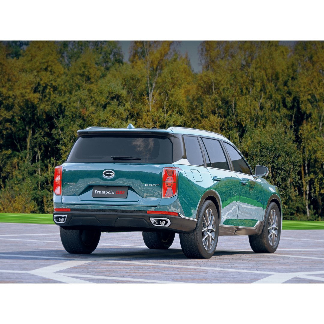 Trumpchi GS8 3D Model – Luxury SUV with Unique Grille Designs, FBX, OBJ - View 4