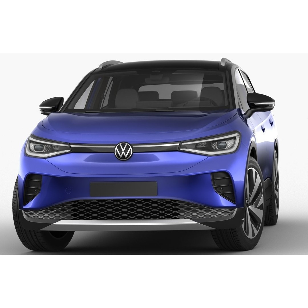 Volkswagen ID4 3D Model – Detailed SUV Asset, FBX, OBJ, Blender - View 15
