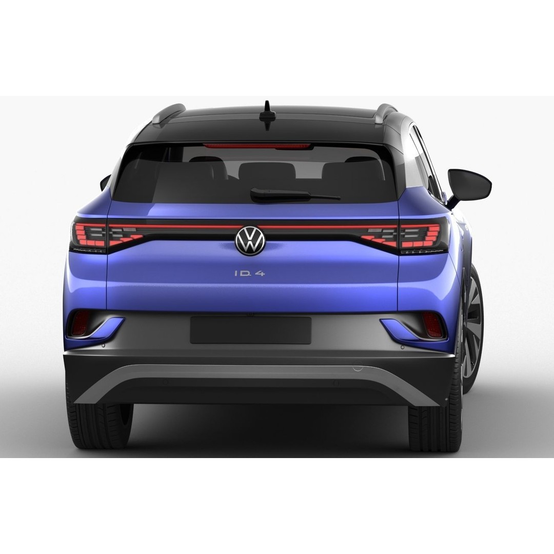 Volkswagen ID4 3D Model – Detailed SUV Asset, FBX, OBJ, Blender - View 16