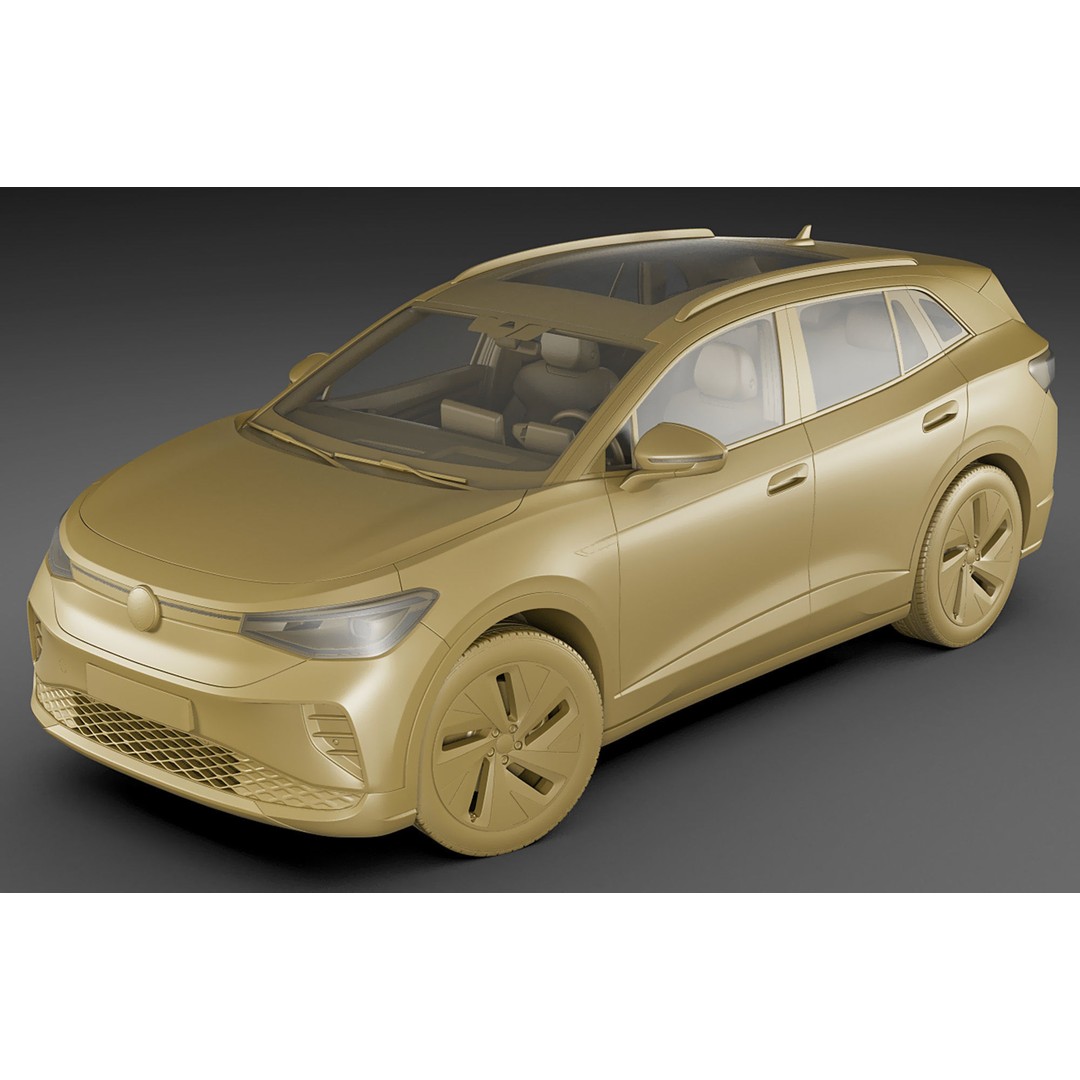 Volkswagen ID4 3D Model – Detailed SUV Asset, FBX, OBJ, Blender - View 21