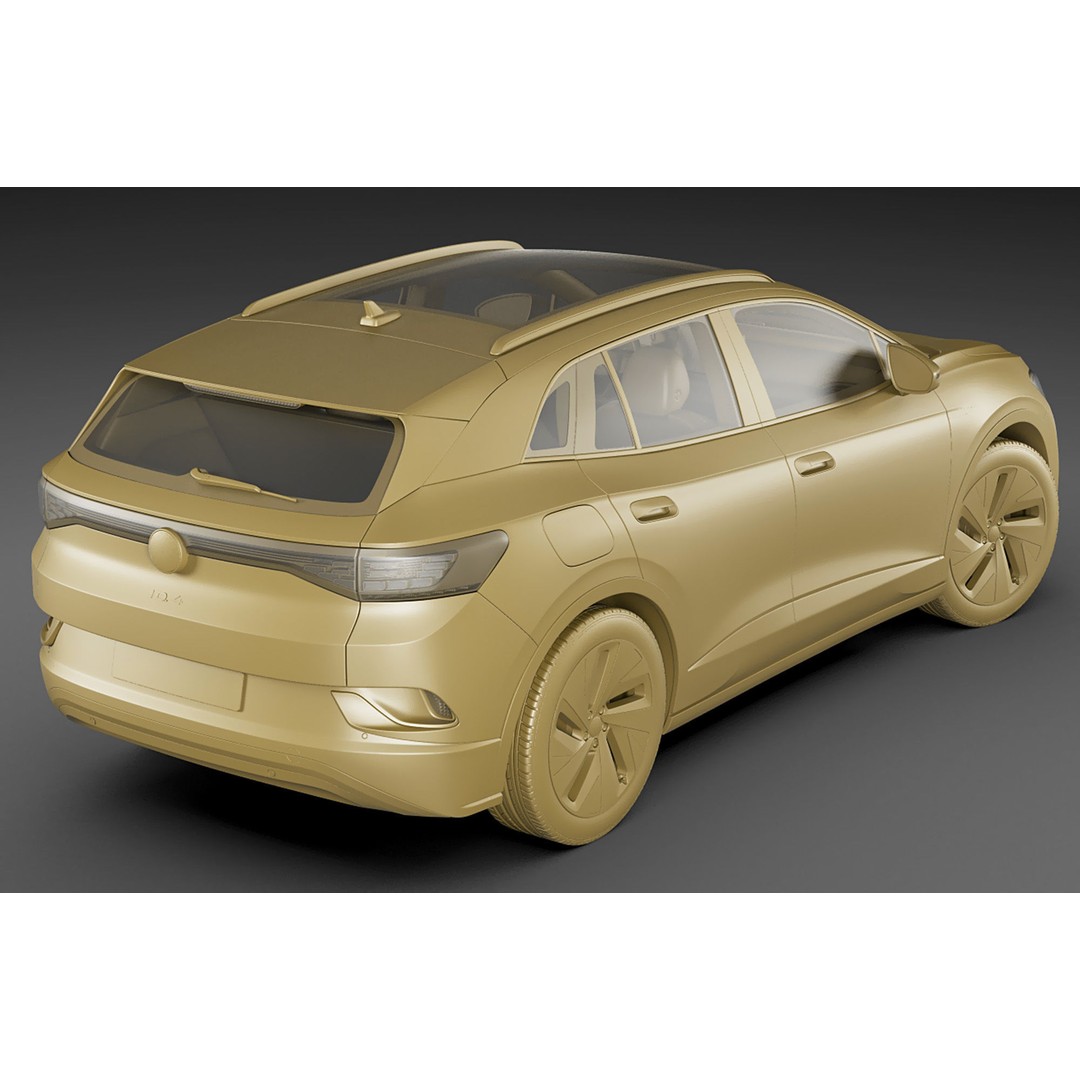 Volkswagen ID4 3D Model – Detailed SUV Asset, FBX, OBJ, Blender - View 22