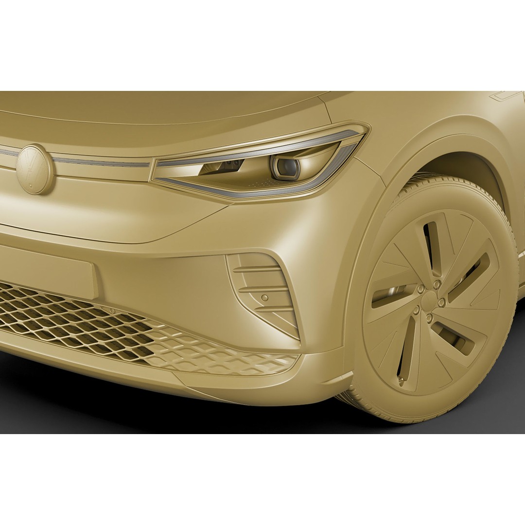 Volkswagen ID4 3D Model – Detailed SUV Asset, FBX, OBJ, Blender - View 23