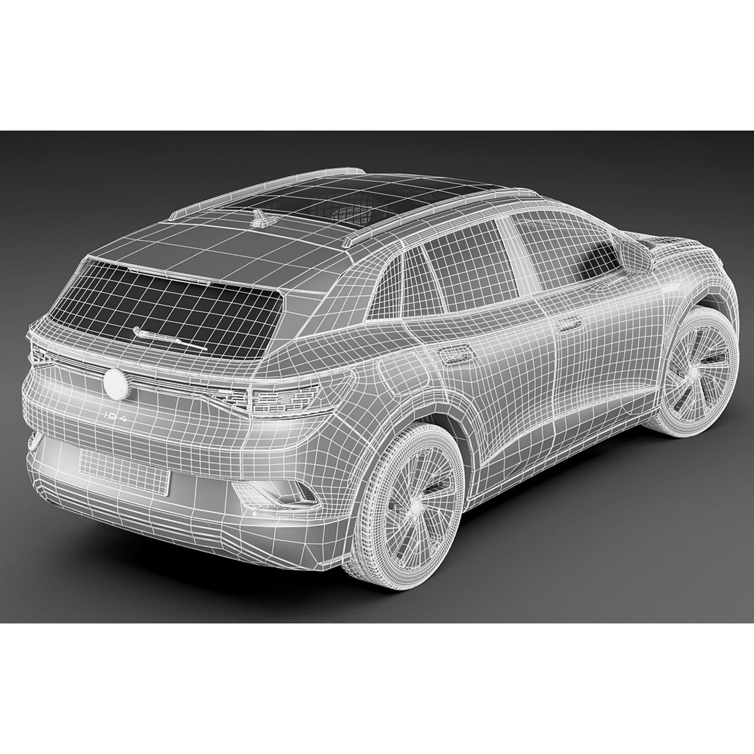 Volkswagen ID4 3D Model – Detailed SUV Asset, FBX, OBJ, Blender - View 27