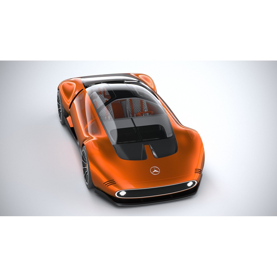 Mercedes-Benz Vision 111 Concept 3D Model – High Poly PBR Asset, FBX - View 14