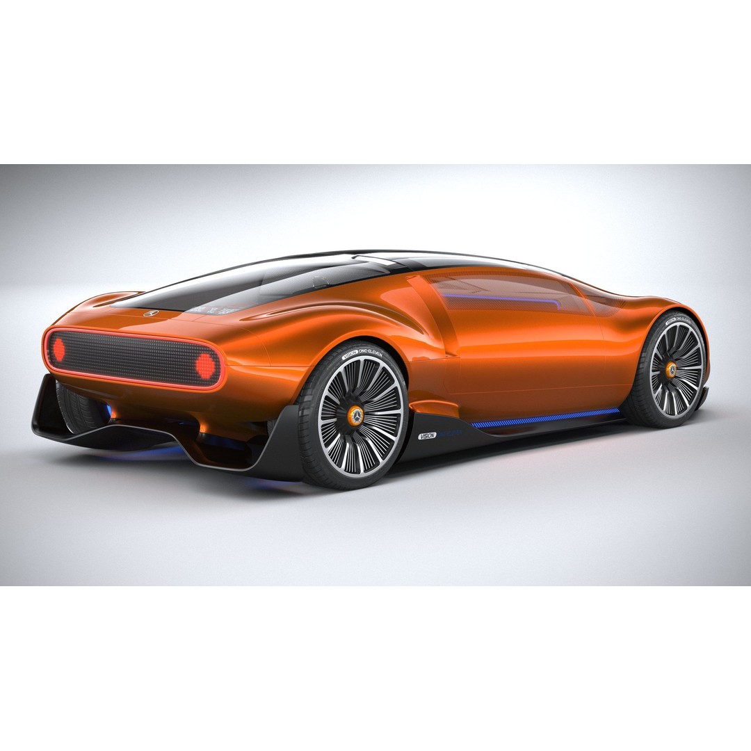 Mercedes-Benz Vision 111 Concept 3D Model – High Poly PBR Asset, FBX - View 19
