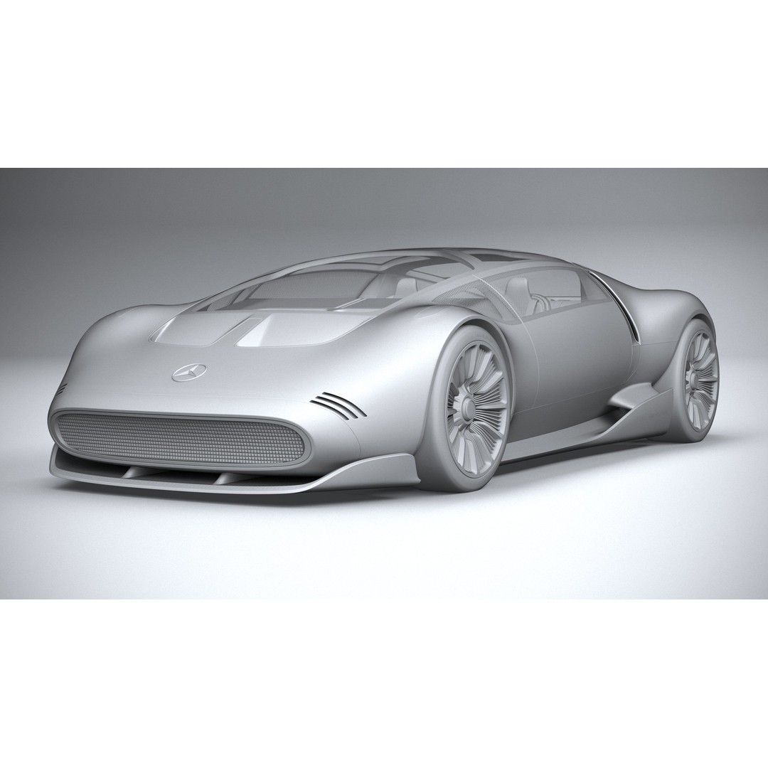 Mercedes-Benz Vision 111 Concept 3D Model – High Poly PBR Asset, FBX - View 22