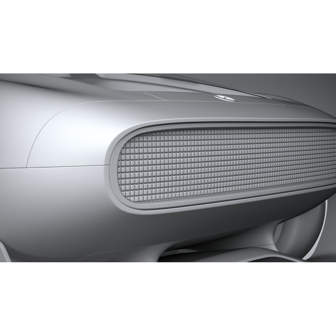 Mercedes-Benz Vision 111 Concept 3D Model – High Poly PBR Asset, FBX - View 26