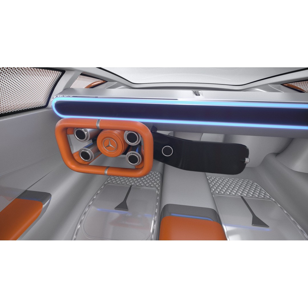 Mercedes-Benz Vision 111 Concept 3D Model – High Poly PBR Asset, FBX - View 29