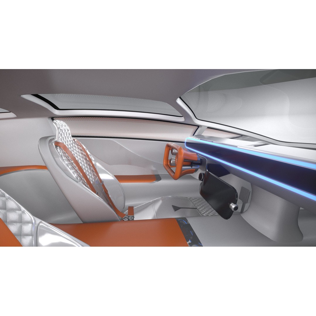 Mercedes-Benz Vision 111 Concept 3D Model – High Poly PBR Asset, FBX - View 30