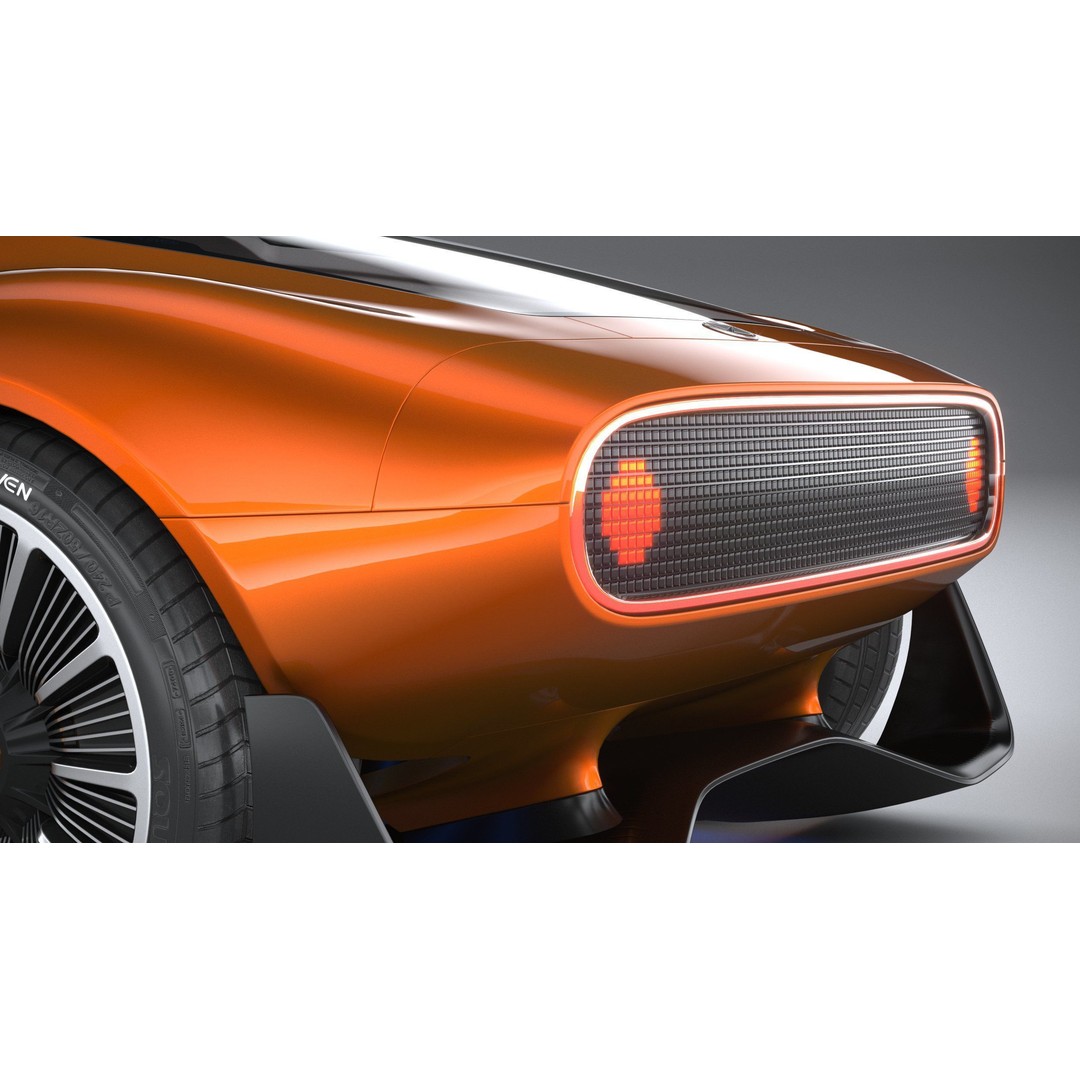 Mercedes-Benz Vision 111 Concept 3D Model – High Poly PBR Asset, FBX - View 8
