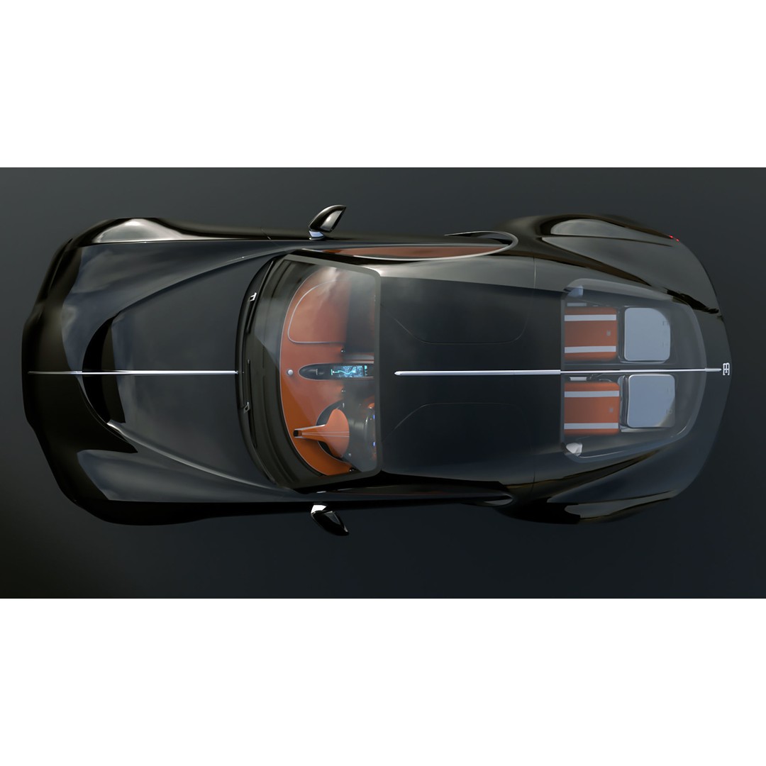 Bugatti Atlantic 3D Model – High Poly Concept Car, FBX, OBJ - View 11