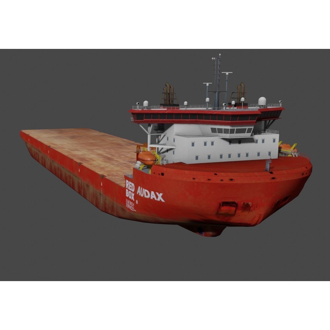 Heavy Load Carrier Audax - Low-Poly 3D Model - View 11
