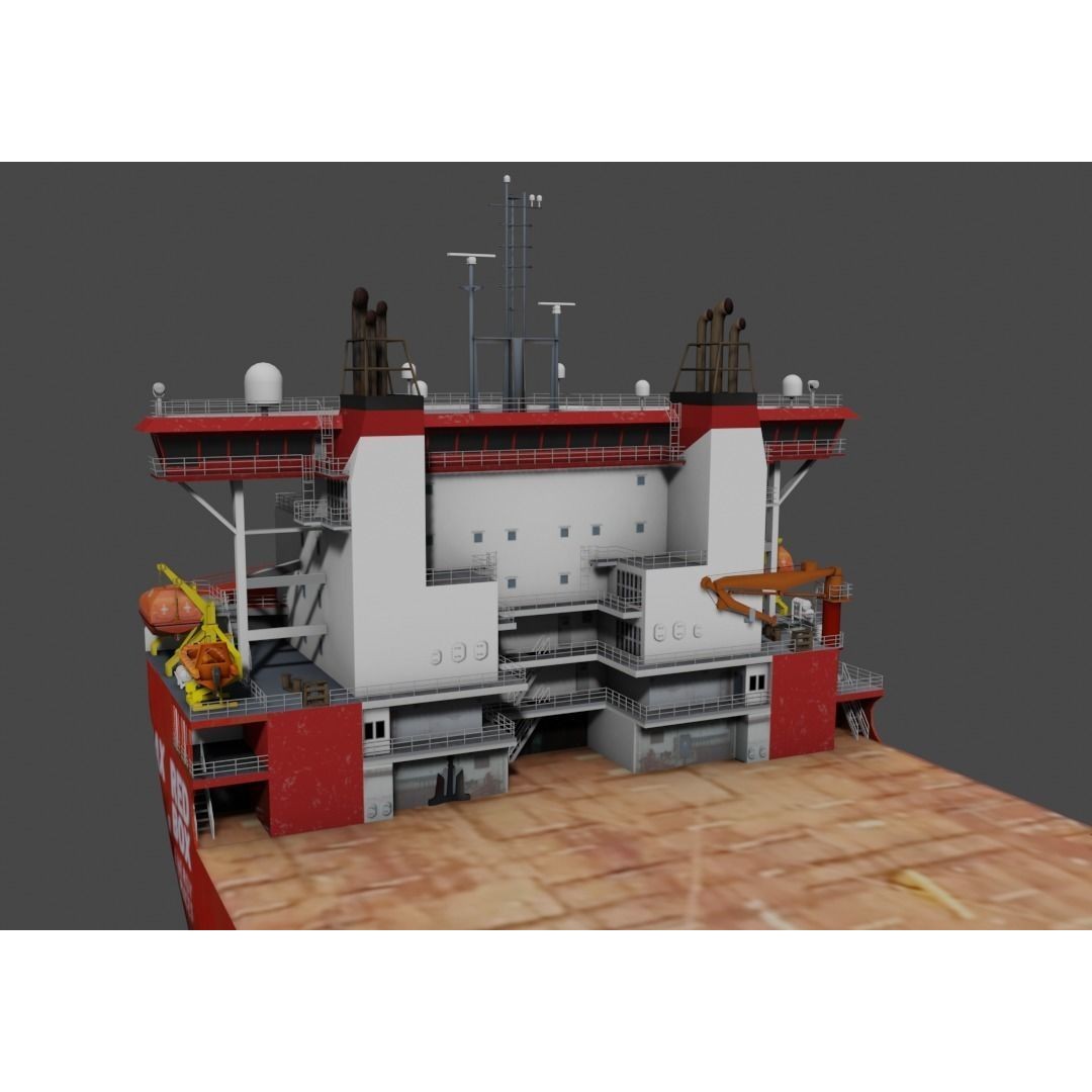 Heavy Load Carrier Audax - Low-Poly 3D Model - View 15