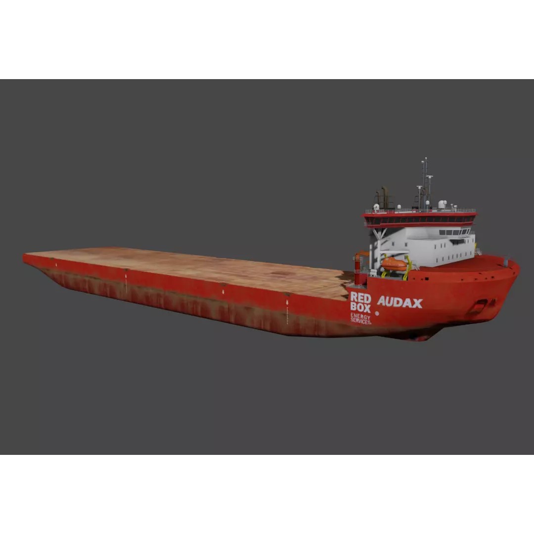 Heavy Load Carrier Audax - Low-Poly 3D Model - View 2