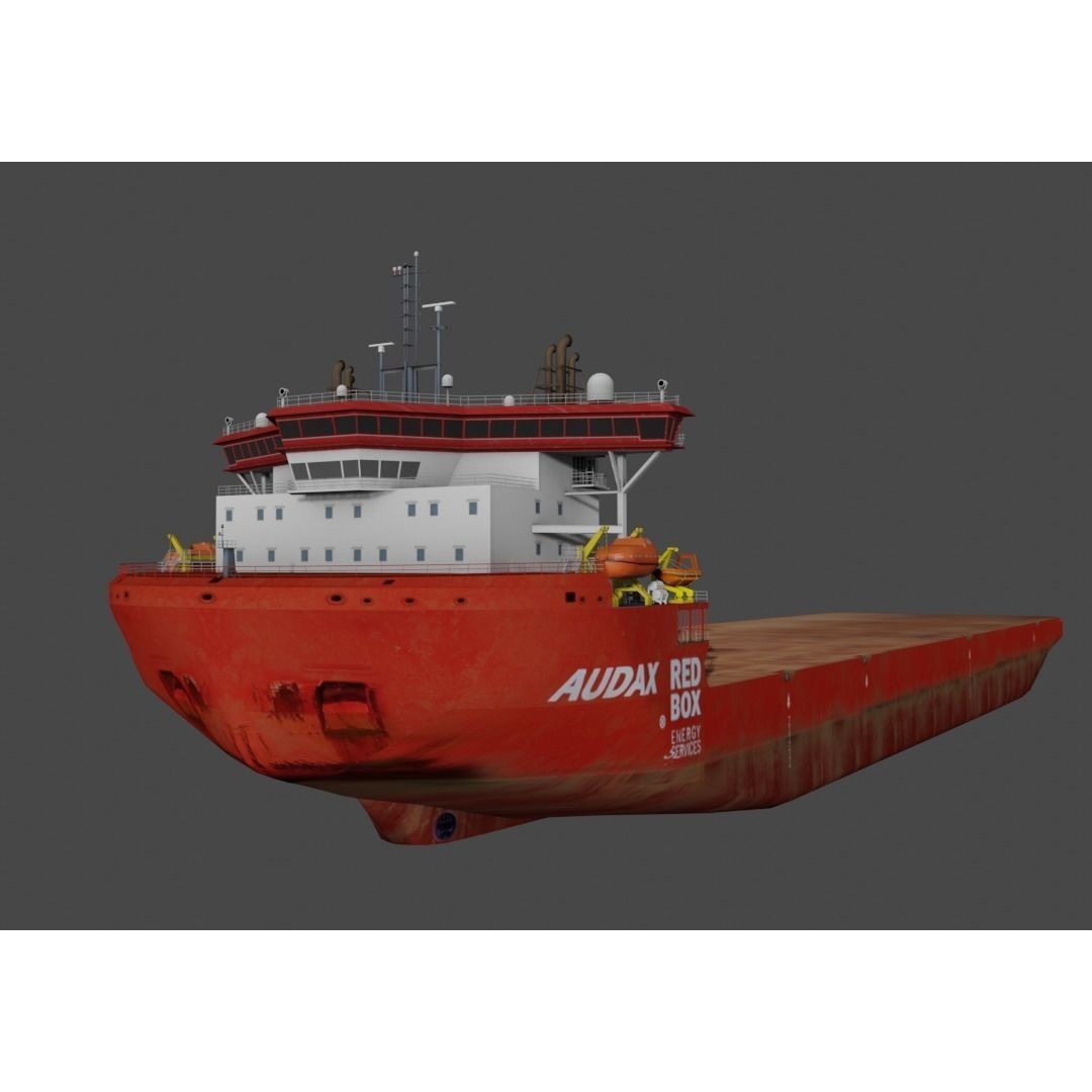Heavy Load Carrier Audax - Low-Poly 3D Model - View 3