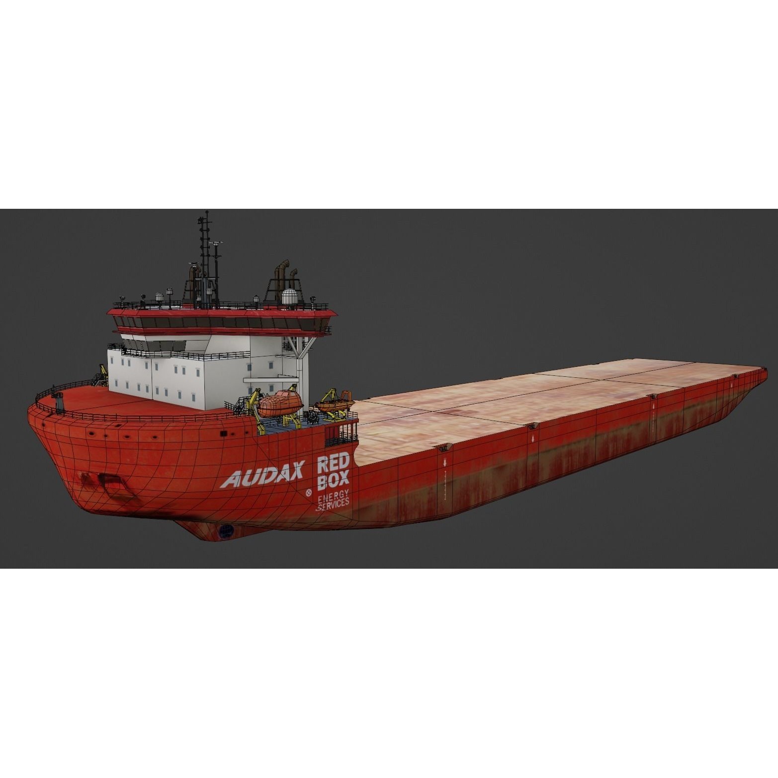 Heavy Load Carrier Audax - Low-Poly 3D Model - View 5