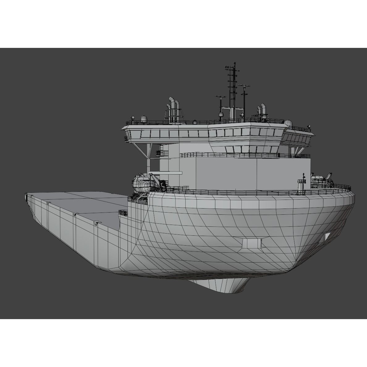 Heavy Load Carrier Audax - Low-Poly 3D Model - View 8