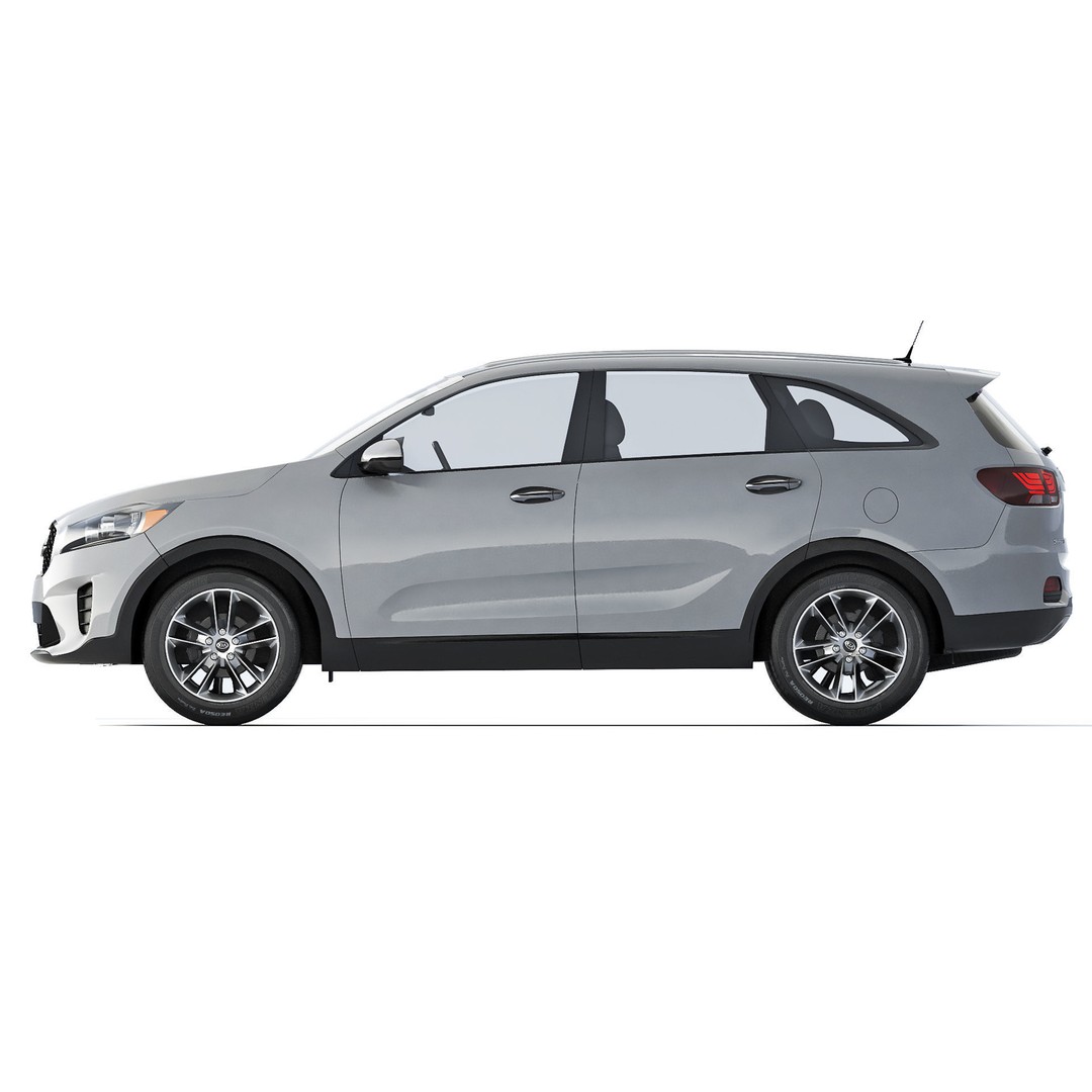 KIA Sorento 3D Model – Detailed SUV Asset, FBX, Blender - View 4
