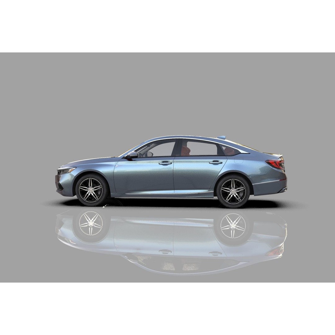 Honda Accord 3D Model – High Poly Interior, FBX & OBJ Formats - View 16