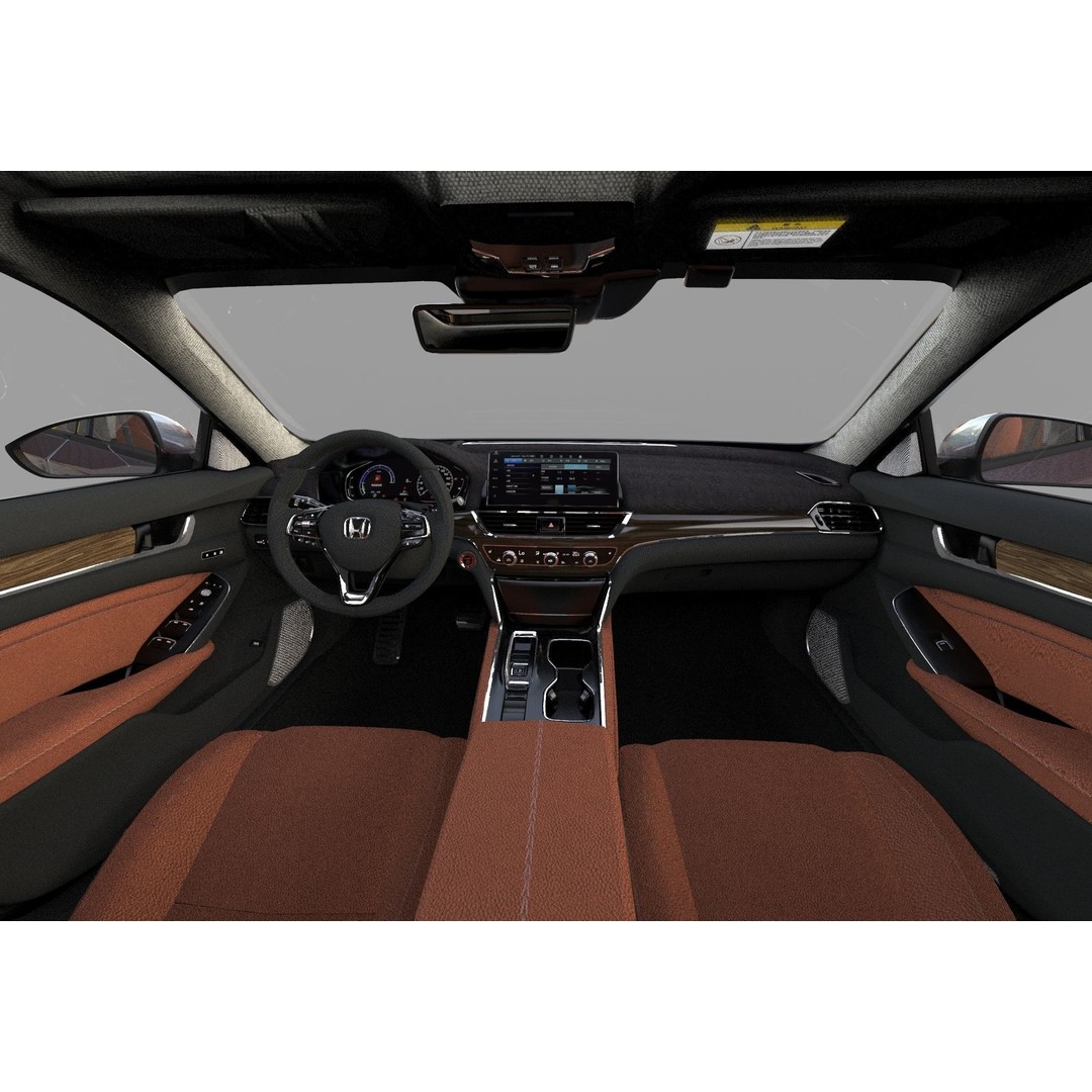 Honda Accord 3D Model – High Poly Interior, FBX & OBJ Formats - View 25