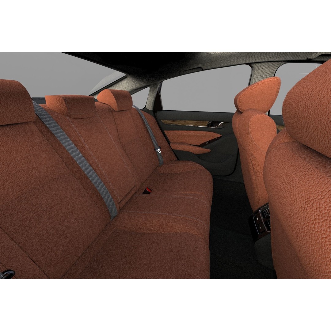 Honda Accord 3D Model – High Poly Interior, FBX & OBJ Formats - View 29